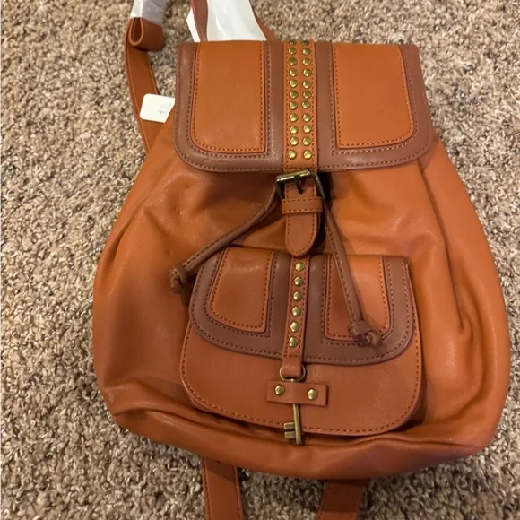 Brown Backpack Purse - Picture 1 of 4